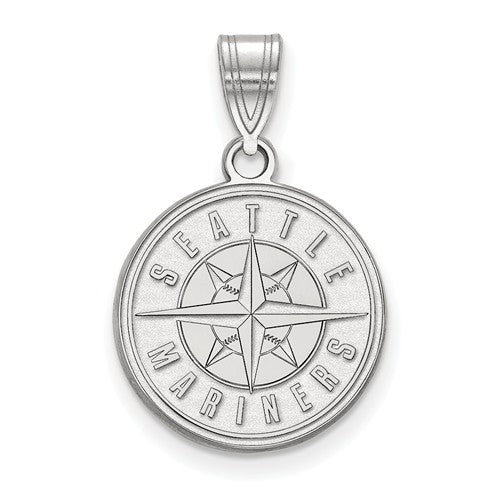 SS MLB  Seattle Mariners Medium Logo Pendant