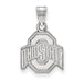 14kw Ohio State U Small Buckeyes Logo Pendant