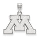 10kw University of Minnesota Small Letter M Pendant