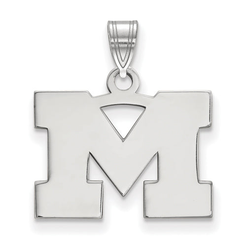 10kw University of Michigan Small Letter M Pendant