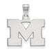 14kw University of Michigan Small Logo Pendant