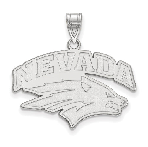 14kw University of Nevada Large Wolf Pack Pendant