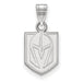 Sterling Silver Rh-plated LogoArt Vegas Golden Knights Small Pendant