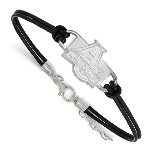 SS American University Small Center Leather Bracelet