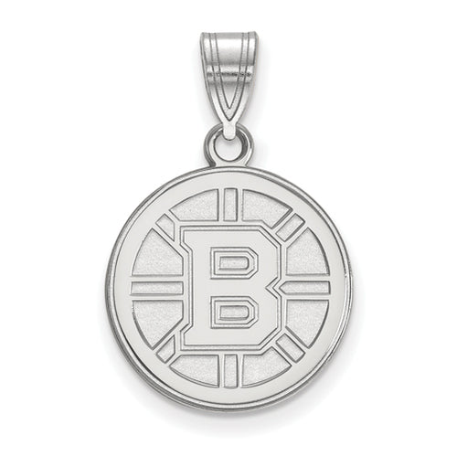 10kw NHL Boston Bruins Medium Logo Pendant