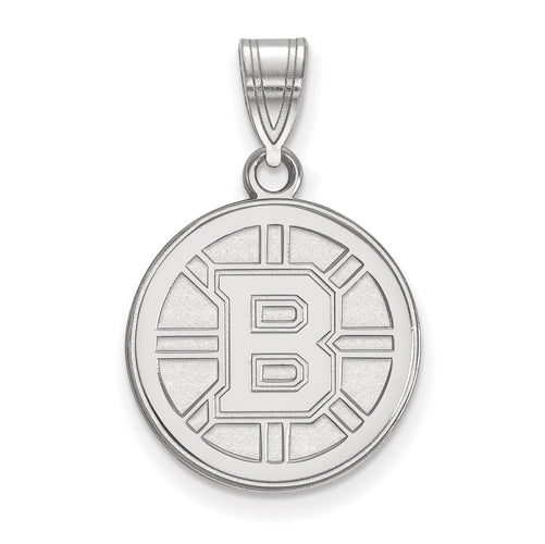 10kw NHL Boston Bruins Medium Logo Pendant