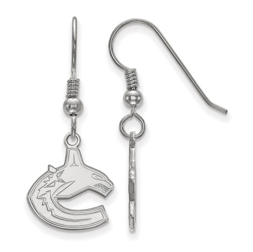 SS NHL Vancouver Canucks Small Dangle Earrings