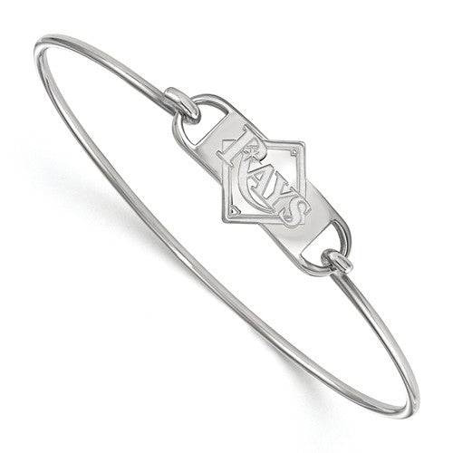 SS MLB  Tampa Bay Rays Small Center Wire Bangle-7