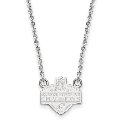 SS Phila Eagles Super Bowl LII Champions Small Necklace