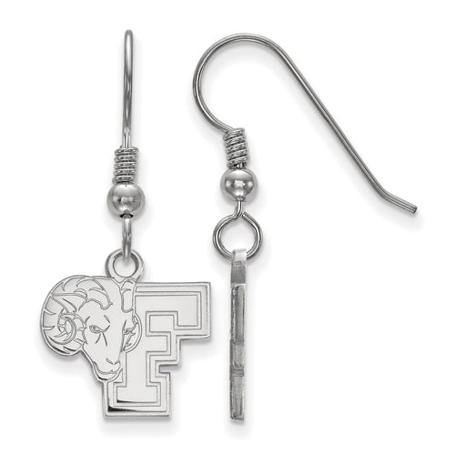 SS Fordham University Small Rams Dangle Earrings