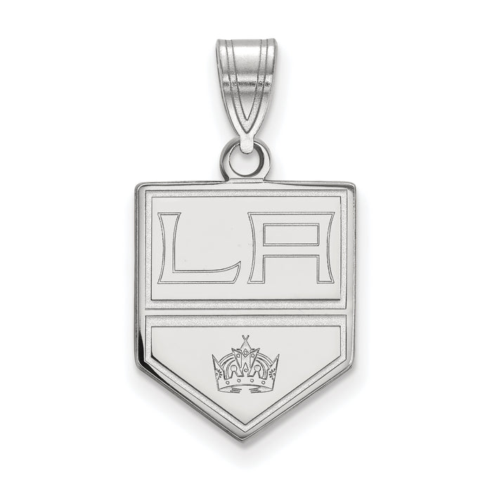 10k White Gold NHL Los Angeles Kings Medium Pendant