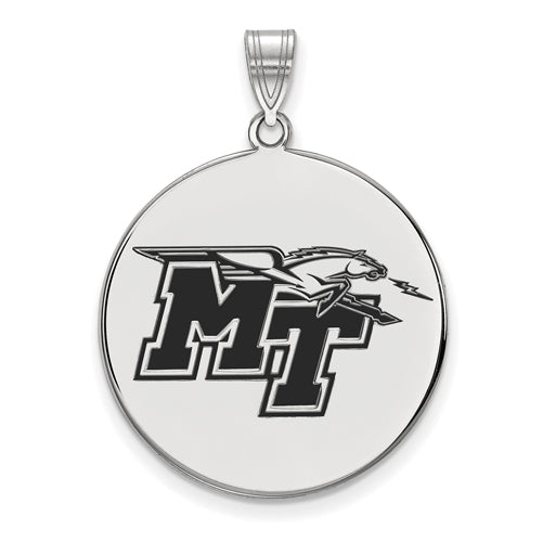 SS Middle Tennessee State U XL Enamel Disc Pendant