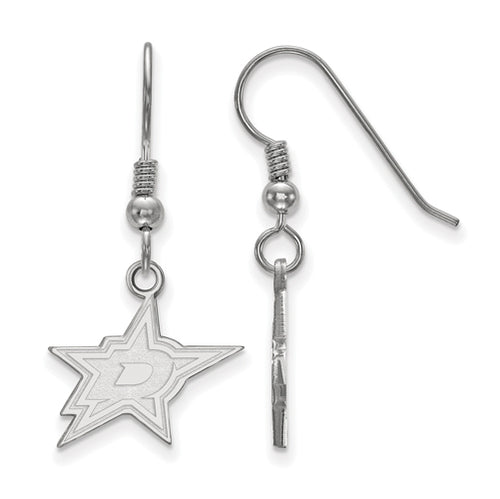 SS NHL Dallas Stars Small Dangle Earrings