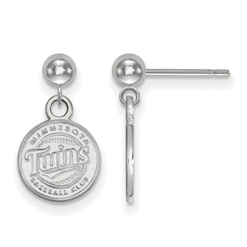 SS MLB  Minnesota Twins Dangle Ball Logo Earrings