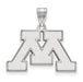 SS University of Minnesota Medium Letter M Pendant