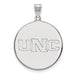 Sterling Silver University of Northern Colorado XL Disc Pendant