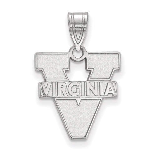 14kw University of Virginia Medium Text Logo Pendant
