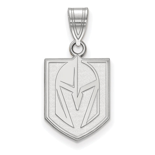 Sterling Silver Vegas Golden Knights Medium Pendant