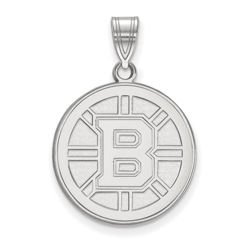 SS NHL Boston Bruins Large Logo Pendant