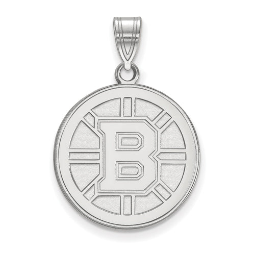 14kw NHL Boston Bruins Large Logo Pendant