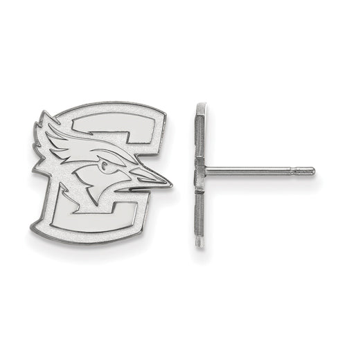 SS Creighton University Small Post Bluejay Earrings