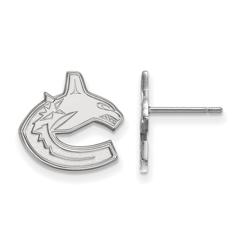 14kw NHL Vancouver Canucks Small Post Earrings