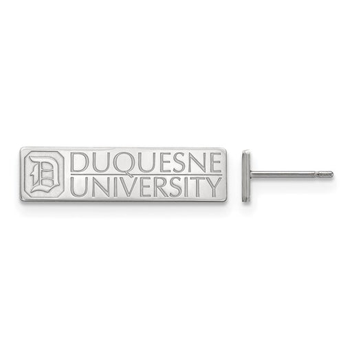 14kw LogoArt Duquesne University Small Post Earrings