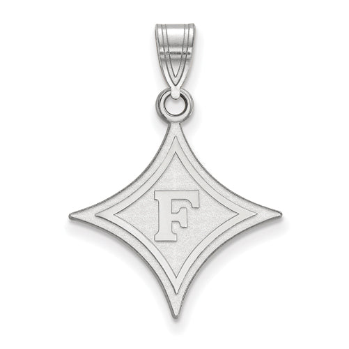 SS F Logo Furman University Large Pendant