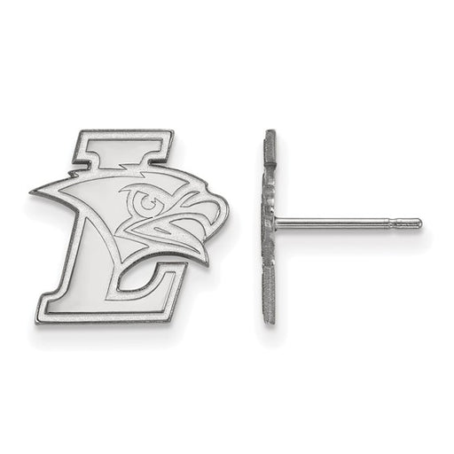Sterling Silver Rhodium-plated LogoArt Lehigh University Small Post Earrings