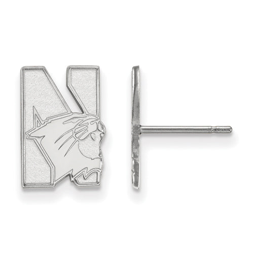 SS Northwestern University Small Post Earrings