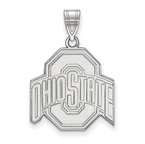 14kw Ohio State U Large Buckeyes Logo Pendant