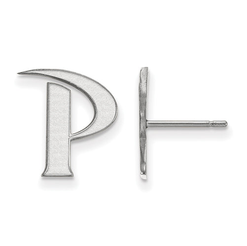 SS Pepperdine University Small Post P Earrings