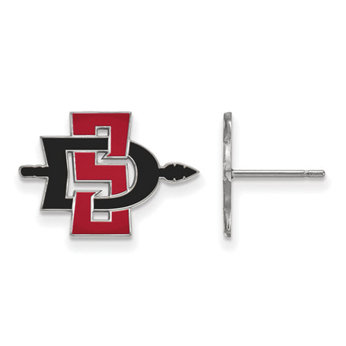 14kw San Diego State Univ Small Post Earrings