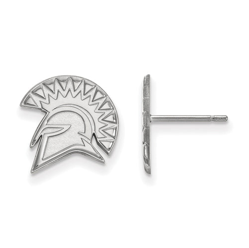 14kw San Jose State Univ Small Post Spartans Earrings