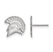 14kw San Jose State University Small Post Spartans Earrings