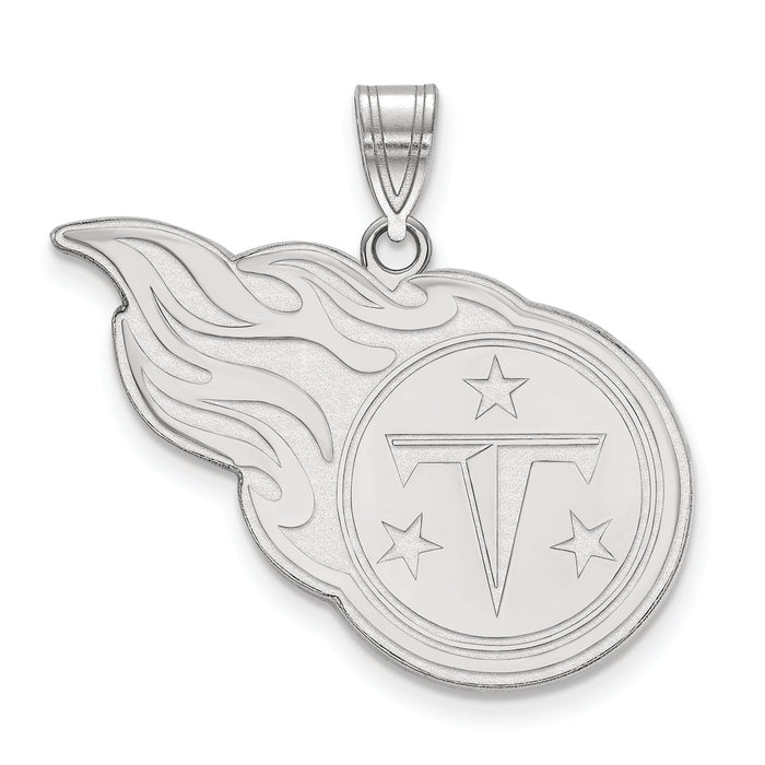Tennessee Titans T Logo (small) Sterling Silver Pendant