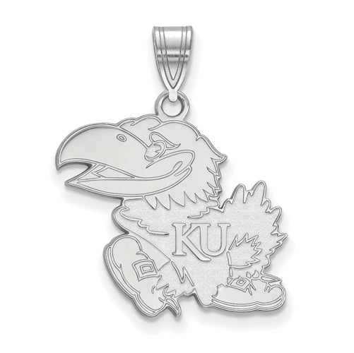 SS University of Kansas Large Jayhawk Pendant