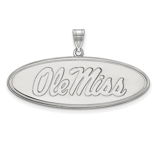 10kw University  of Mississippi Large Oval Ole Miss Pendant