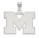 10kw University of Michigan Large Letter M Pendant