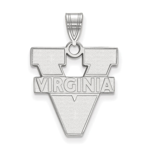 14kw University of Virginia Large Text Logo Pendant