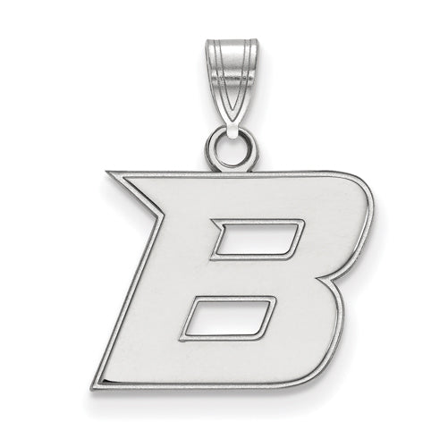 14kw Boise State University Small Letter B Pendant