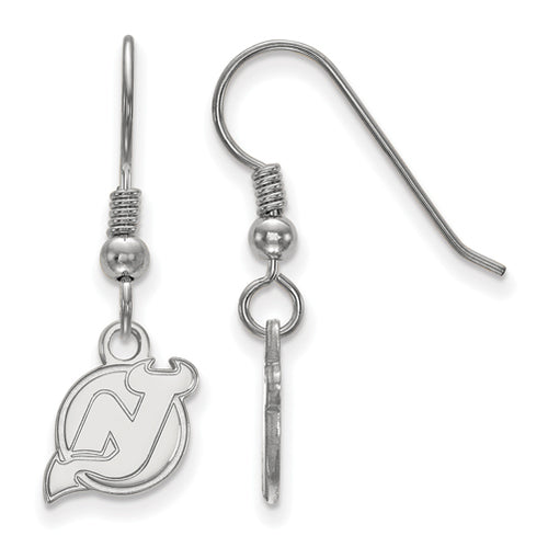 SS NHL New Jersey Devils XS Dangle Earrings