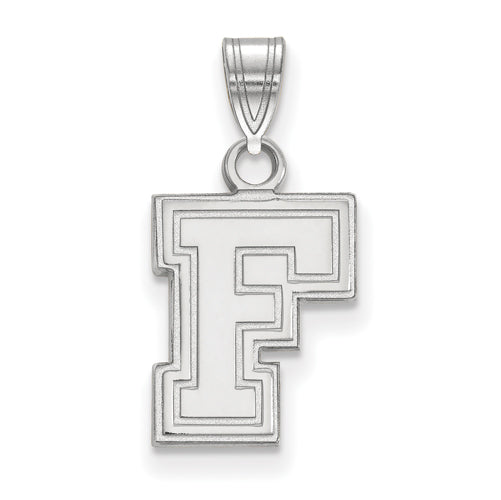 14kw Fordham University Small F Logo Pendant