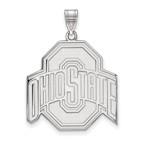14kw Ohio State U XL Buckeyes Logo Pendant