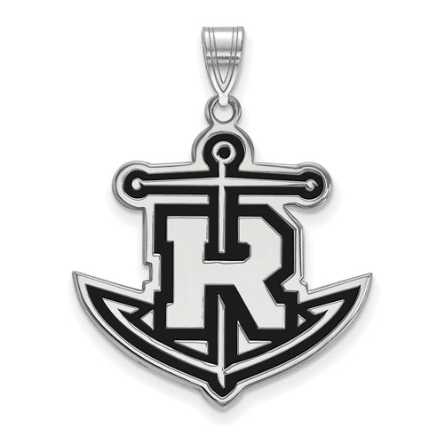 SS Rollins College XL Enamel Anchor Pendant