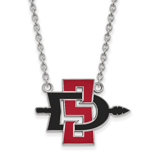 10kw San Diego State Univ Large Pendant w/Necklace