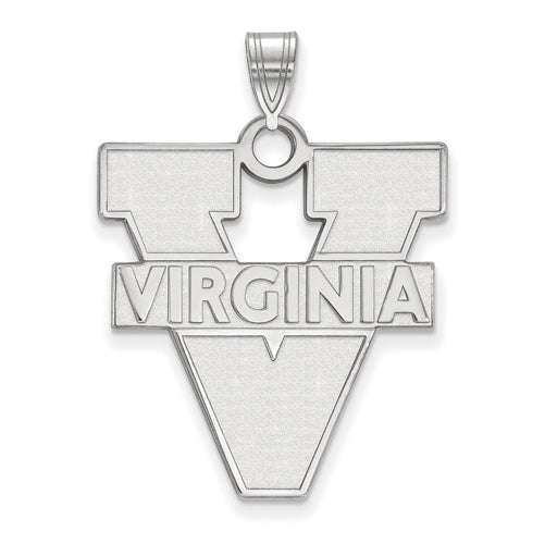 14kw University of Virginia XL Text Logo Pendant