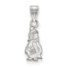 SS Youngstown State University Small "Pete the Penguin" Pendant
