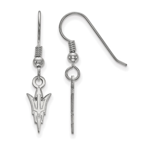 SS Arizona State University Small Pitchfork Dangle Earrings
