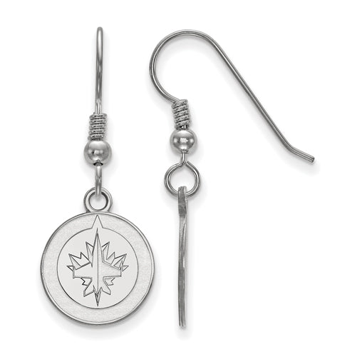 SS NHL Winnipeg Jets Small Dangle Earrings
